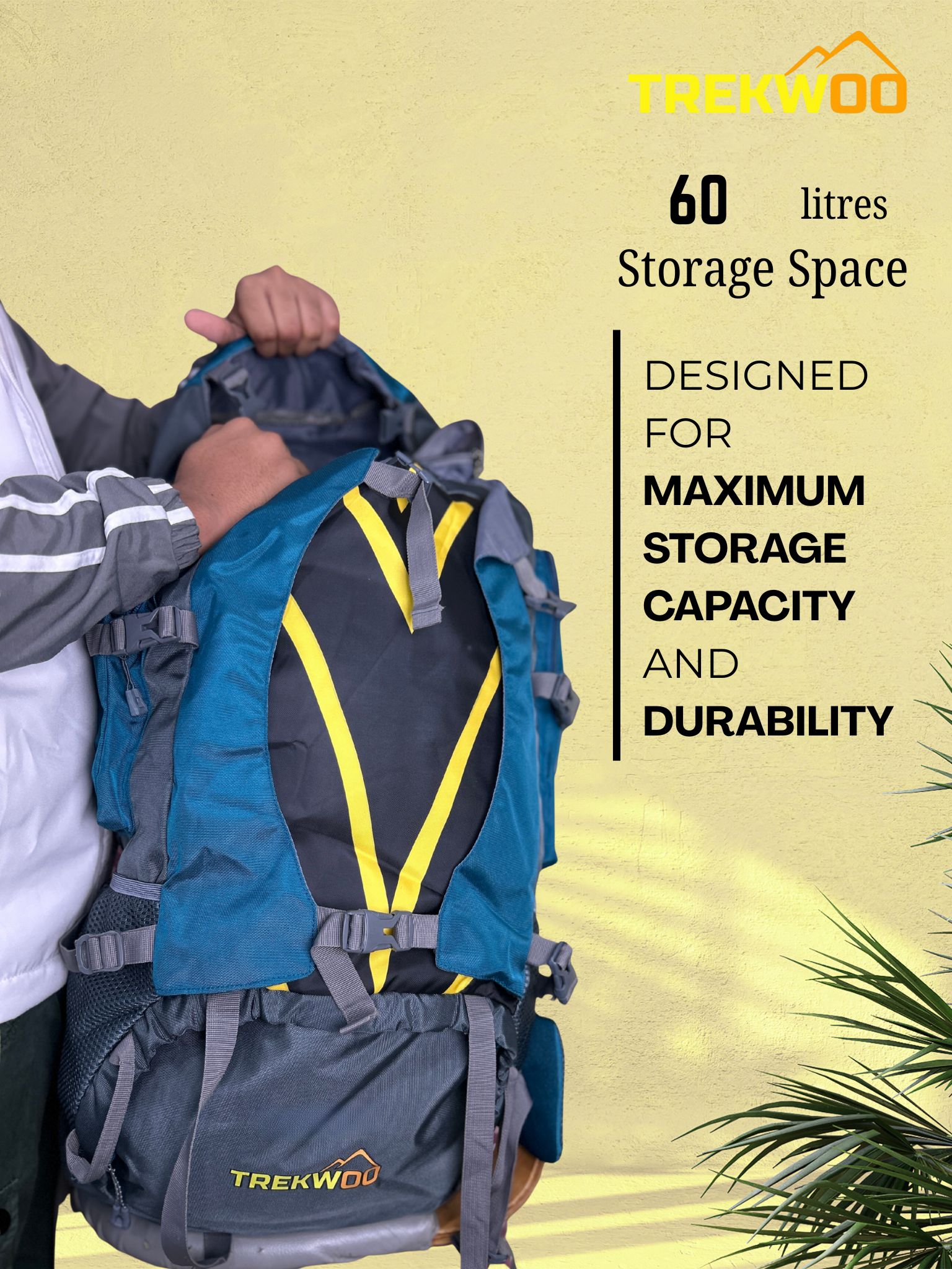 60 litres storage space